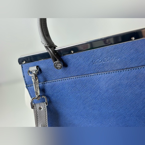 Brooks Brothers Italian Leather 2 way Bag - Picture 6 of 11